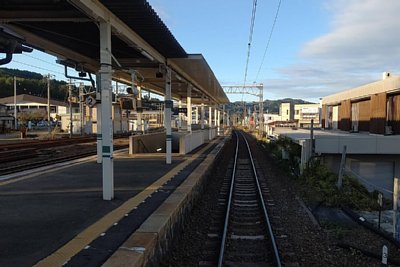 ホームと地下通路