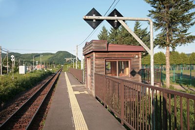 駅舎とホーム