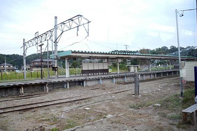 震災で被災したホーム